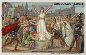 Saint Genevieve by French School