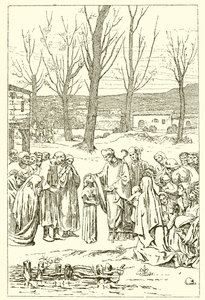 Saint Germain and Genevieve by French School