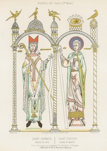 Saint Germain and Saint Vincent by French School