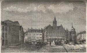Saint Quentin (Saint-Quentin) Department of Aisne - Engraving in 