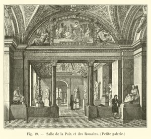 Hall of Peace and Romans, Small gallery by French School