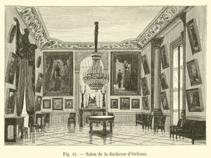 Salon of the Duchess of Orleans by French School