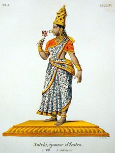 Satchi wife of Indra, engraved by C. de Motte