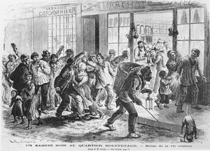 Saturday Evening in Mouffetard Quarter, c. 1860