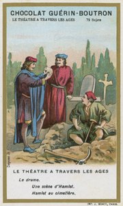 Scene from Hamlet, by William Shakespeare by French School