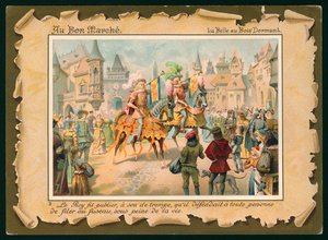 Scene from Sleeping Beauty by French School