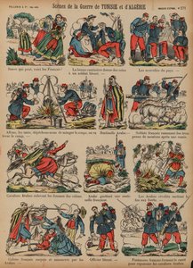 Scenes from the French Colonial Wars in Algeria and Tunisia by French School