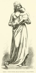Sculpture, Clotilde de Surville by French School