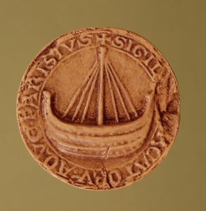Seal of the Hanse of Water Merchants, Early 13th Century by French School