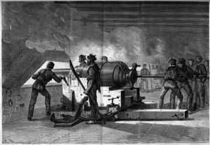 American Civil War (1861-1865) - Naval Battle of Hampton Roads (Virginia) - March 8-9