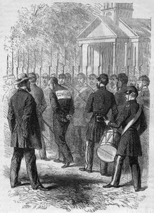 Punishment of a soldier during the American Civil War