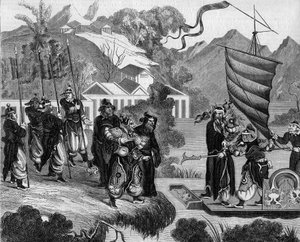 Second Opium War: Chinese Caricature of the Conflict by French School