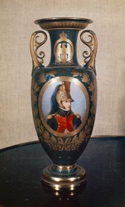 Sevres vase depicting Louis Bonaparte by French School