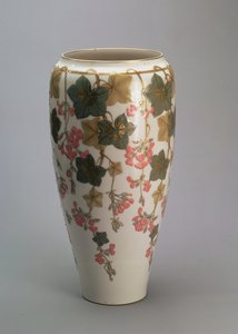Sevres vase, with overglaze decoration by French School