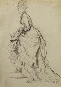 Showing an Ankle, c.1880