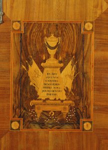 Sideboard with Marquetry Design of Emblems and Mottoes of the French Revolution
