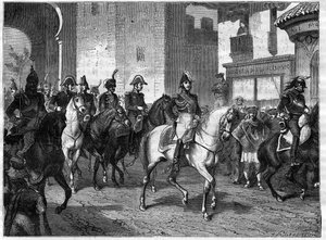 Siege and capture of Valencia by the French army under the orders of the Marshal of Empire Count Suchet on 9 July 1812 - Entry of Marshal Louis Gabriel Suchet in Valencia in 1812 - in 