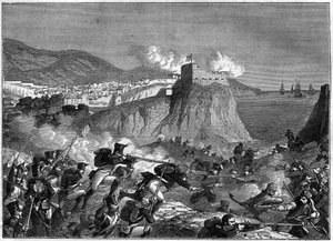 Siege of Ragusa (Dubrovnik) during the Napoleonic Wars in May and June 1806 - in 