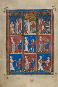 The Chirurgia Various biblical and medical scenes by French School