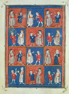 Twelve Ailments, from Chirurgia by Rogier de Salerne by French School