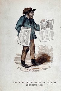 Small Parisian Trade: The Merchant of Crimes or Newspaper Criers