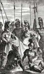 Soldiers Casting Lots for the Division of Jesus Christ