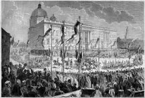 Solemn entrance of William I (1797-1888), King of Prussia, to Berlin, October 22 by French School