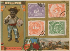 South American postage stamps