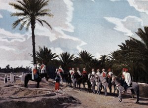 Spahis: patrol from the south, the native captain reports on his mission to his European squadron leader - in 