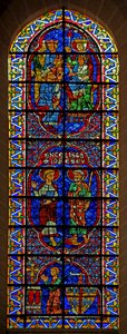 Ss John and James; Adoration of the Magi; Donor: Bouchard de Marly
