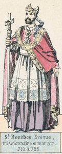St. Boniface, Bishop, Missionary and Martyr, 719 to 735 by French School
