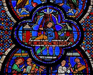St John Window: Awaits Death and Resurrection by French School