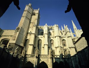 St. Just Cathedral from the south, begun 1272