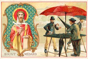 St Medardus, patron saint of the weather