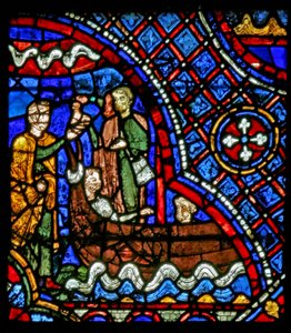 St Nicholas: Demon Gives the Travellers a Potion by French School