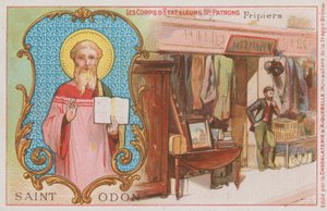 St Odo and second-hand clothes seller