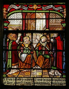 St Ouen and St Eloi Enthroned by French School