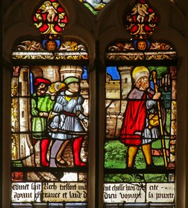 St Roch is Ill and Departs into Exile by French School