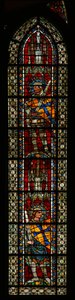 St. Sebastian above St. Candide by French School
