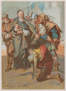 St Vincent de Paul by French School