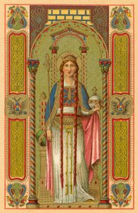 Saint Matilda by French School