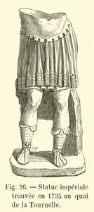 Imperial Statue Found in 1735 at Quai de la Tournelle