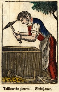 Stone tailor; Series on trades by French School