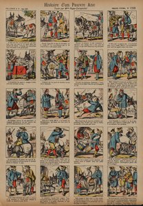 Story of a Poor Donkey by French School
