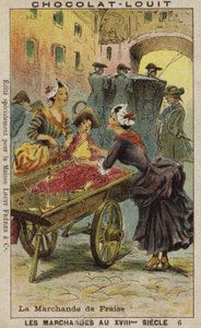 Strawberry Seller, 18th Century by French School