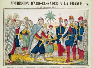 Submission of Abd el-Kader (1808-83) to Henri d