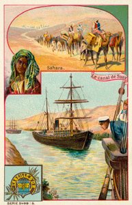 Suez Canal and Sahara Desert, Egypt