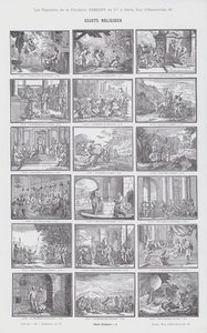 Religious Subjects (engraving) by French School