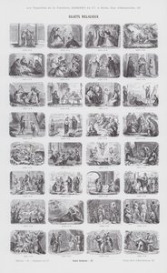 Religious Subjects (engraving) by French School