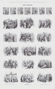 Religious Subjects (engraving) by French School